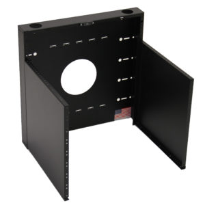 MRQ100V10 vertical wallmount rack enclosure