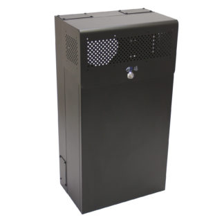 MRQ301S10 secure vertical wallmount rack enclosure