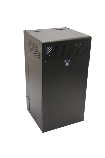 MRQ301S14 secure vertical wallmount rack enclosure