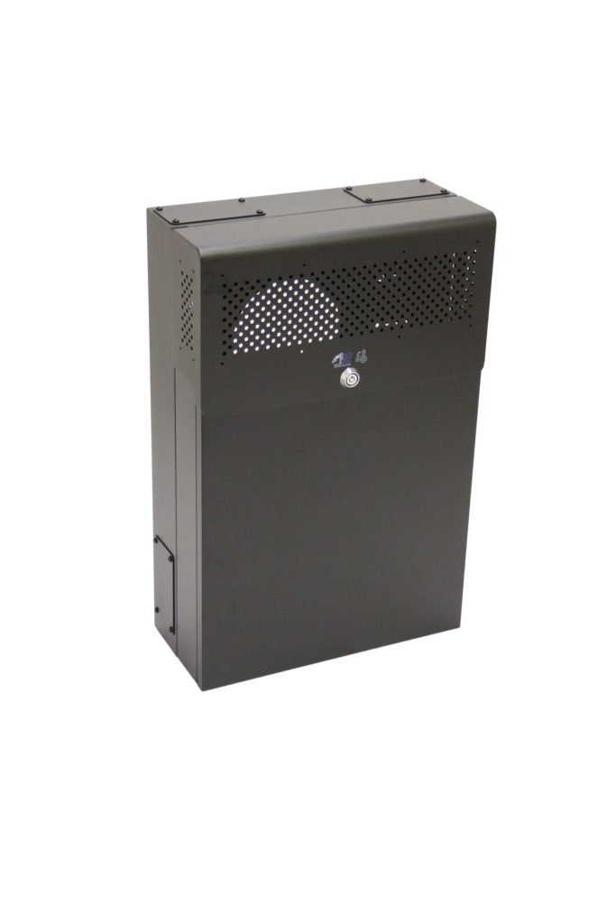 MRQ351S06 secure vertical wallmount rack enclosure