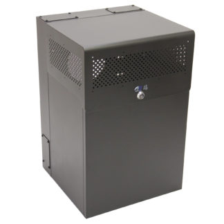 MRQ351S14 secure vertical wallmount rack enclosure