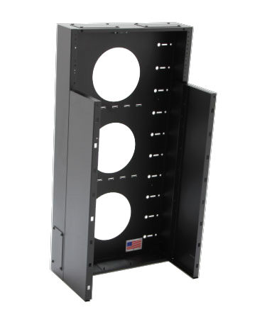 MiniRaq convertible vertical wallmount rack enclosure