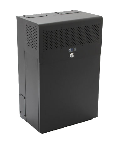 MiniRaq secure vertical wallmount rack enclosure